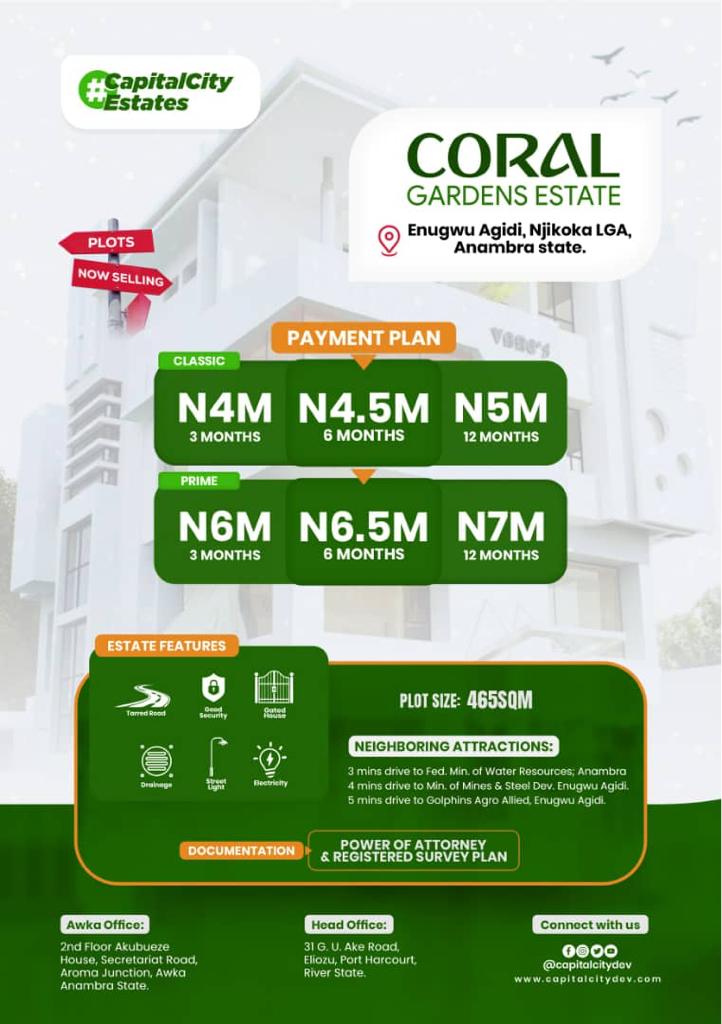 CORAL GARDEN ESTATE AWKA (CLASSIC)