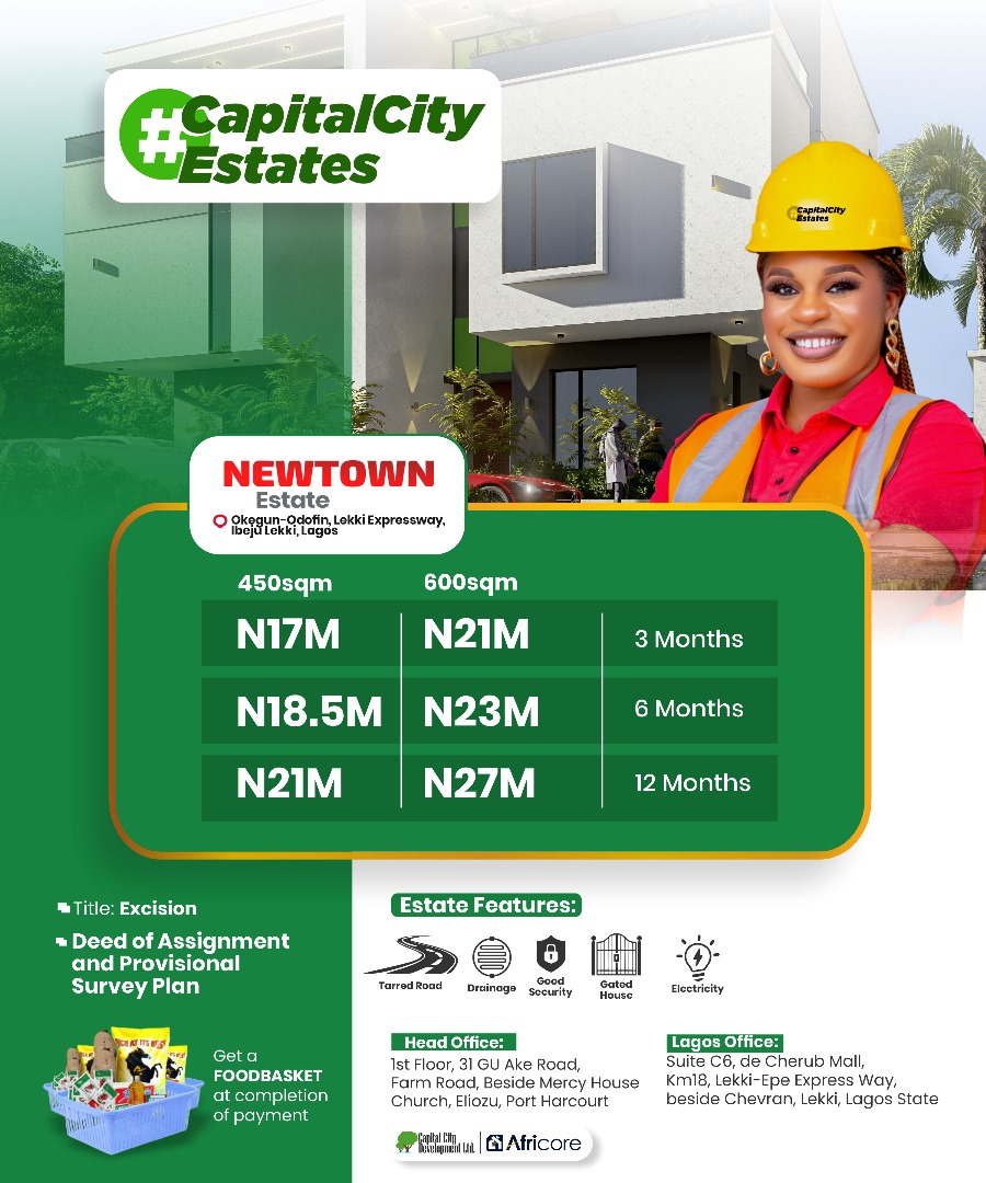 NEWTOWN ESTATE LAGOS (300SQM)