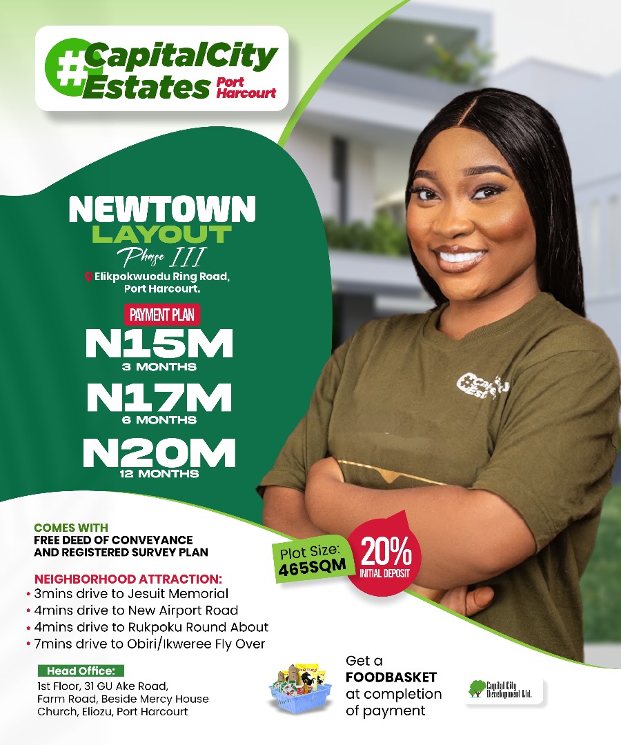 NEWTOWN LAYOUT PHASE 3, PORT HARCOURT