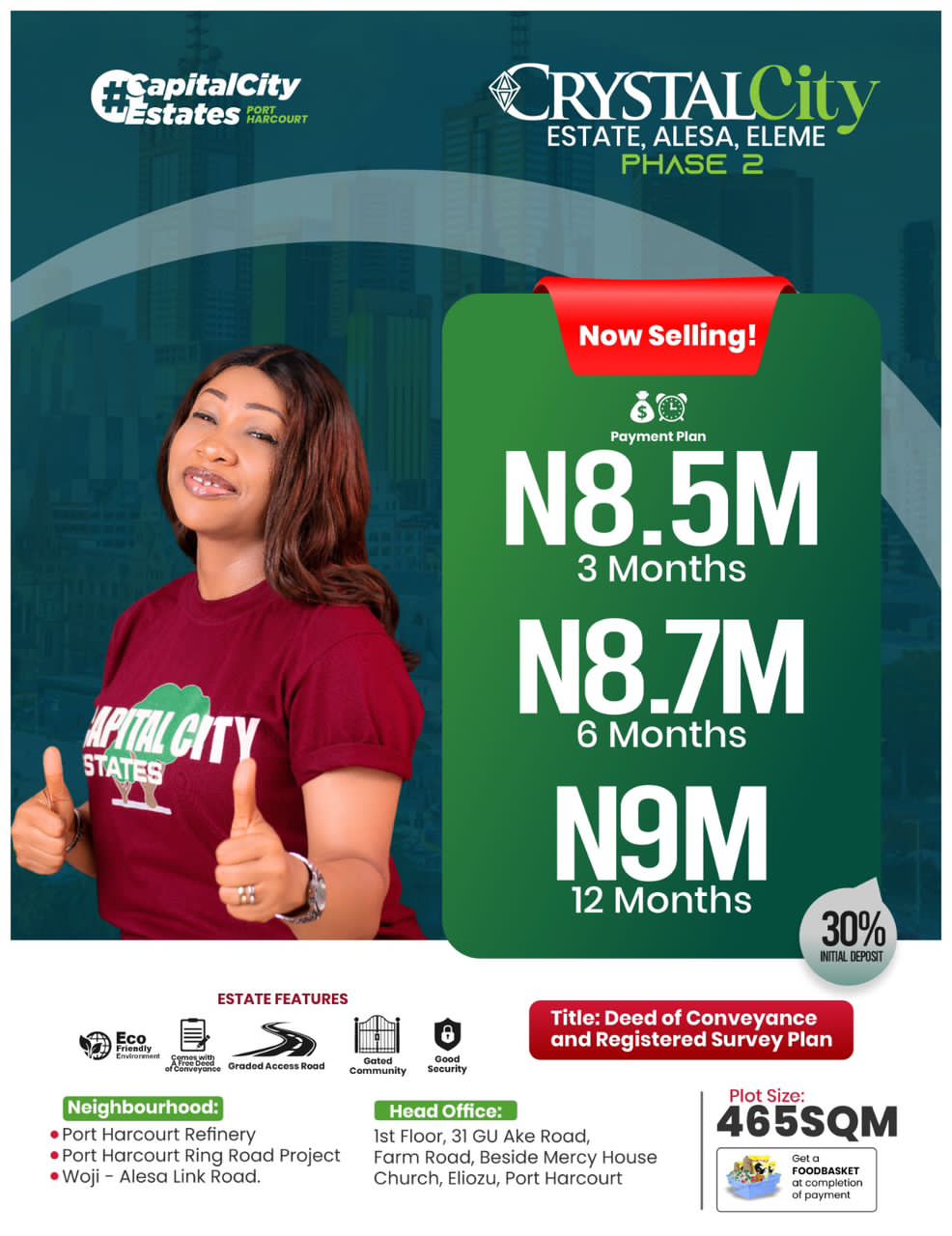 CRYSTAL CITY ESTATE, PHASE 2, ALESA-ELEME, RIVERS